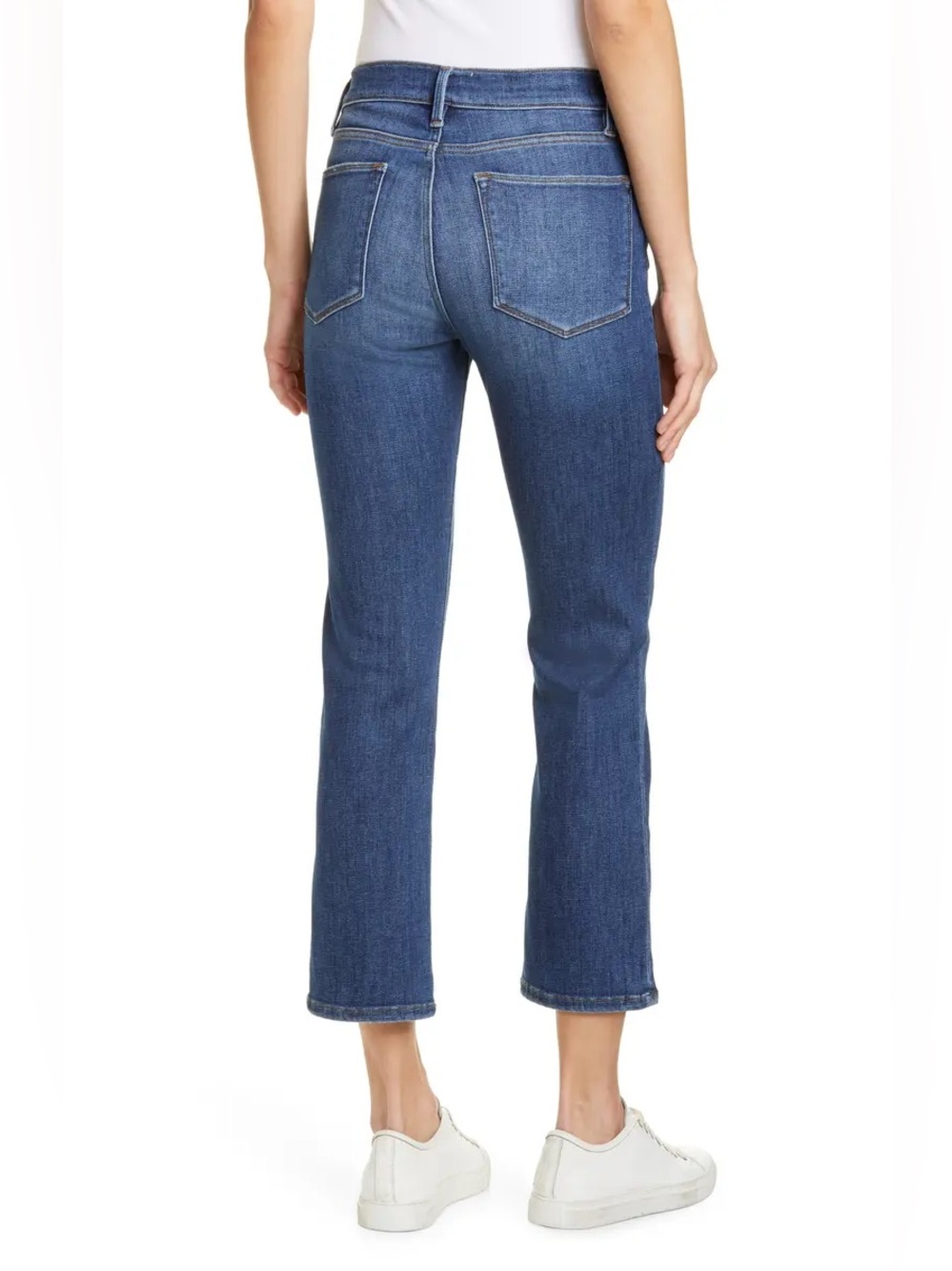 FRAME Le High Ankle Straight Leg
Jeans Bestia Blue Size 33 - Picture 16 of 16